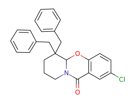 6,6-dibenzyl-2-chloro-6,7,8,9-tetrahydro-5aH,11H-pyrido[2,1-b][1,3]benzoxazin-11-one