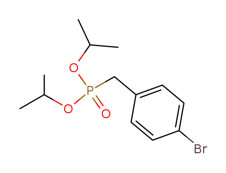 Molecular Structure of 50289-57-1 (Phosphonic acid, [(4-bromophenyl)methyl]-, bis(1-methylethyl) ester)