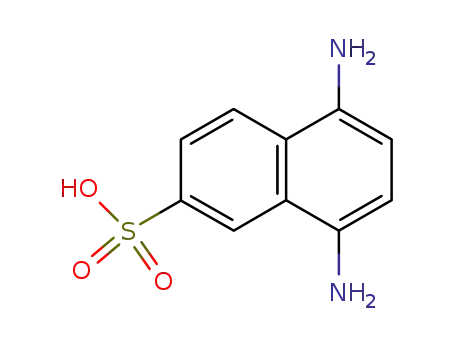 Molecular Structure of 6357-90-0 (5,8-diaminonaphthalene-2-sulfonic acid)