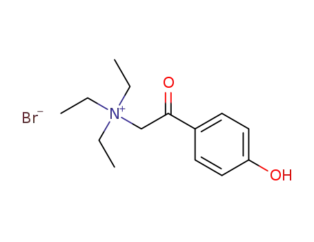triethyl-[2-(4-hydroxyphenyl)-2-oxoethyl]ammonium bromide