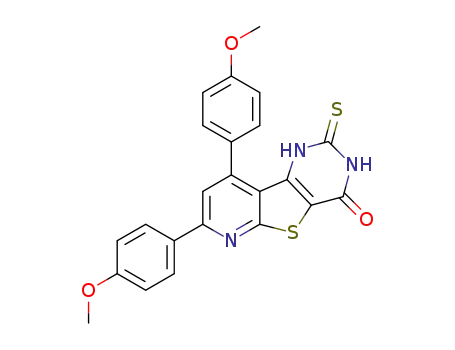 7,9-bis(4-methoxyphenyl)-2-thioxo-2,3-dihydropyrido[3’,2’:4,5]thieno[3,2-d]pyrimidin-4(1H)-one