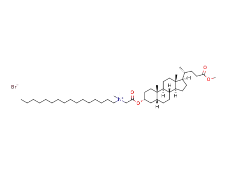 N,N-dimethyl-(methyl 3α-acetoxy-5β-cholan-24-oate)-N-hexadecylammonium bromide