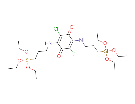 2,5-dichloro-3,6-bis((3-(triethoxysilyl)propyl)amino)cyclohexa-2,5-diene-1,4-dione