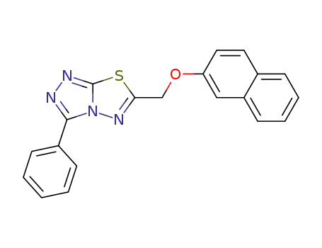 6-((2-naphthyloxy)methyl)-3-phenyl[1,2,4]triazolo[3,4-b][1,3,4]thiadiazole