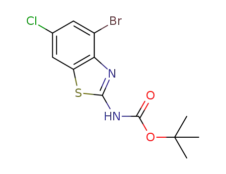 4-bromo-2-(tert-butoxycarbonylamino)-6-chlorobenzo[d]thiazole