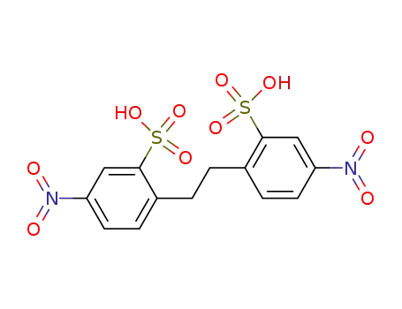 Molecular Structure of 6404-60-0 (Benzenesulfonic acid, 2,2'-(1,2-ethanediyl)bis[5-nitro-)