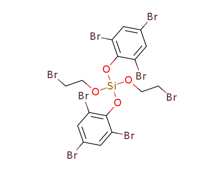 bis-(2,4,6-tribromophenoxy)-bis-(2-bromoethoxy)silane