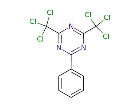 Molecular Structure of 24504-22-1 (2-phenyl-4,6-bis(trichloromethyl)-1,3,5-triazine)