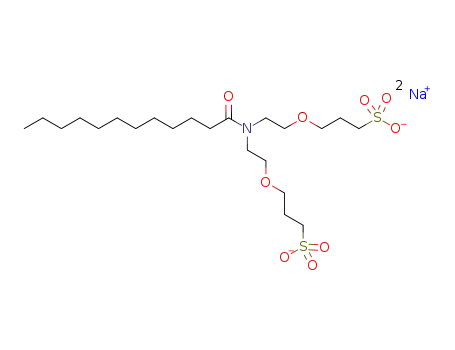 sodium 3-(2-{N-[2-(3-sulfonatopropoxy)ethyl]dodecanamido}ethoxy)propane-1-sulfonate
