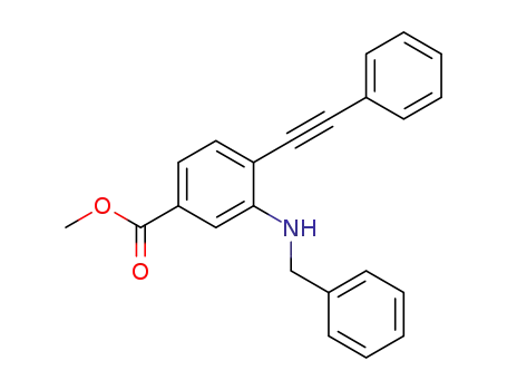 methyl 3-(benzylamino)-4-(phenylethynyl)benzoate