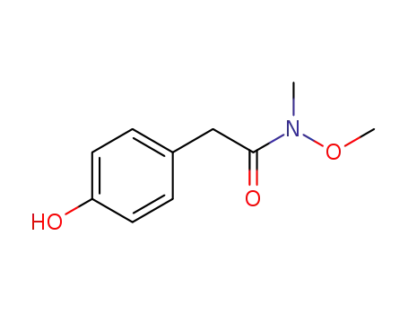 2-(4-hydroxyphenyl)-N-methoxy-N-methylacetamide