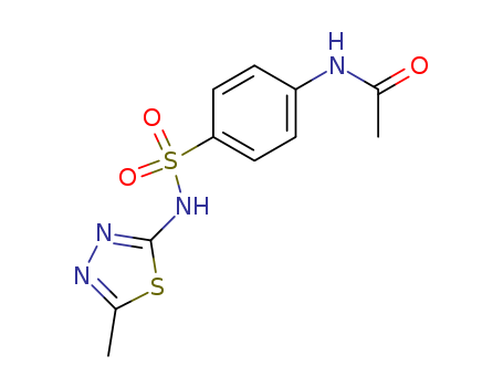 Acetamide,N-[4-[[(5-methyl-1,3,4-thiadiazol-2-yl)amino]sulfonyl]phenyl]-