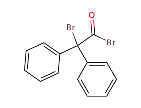 Molecular Structure of 17397-37-4 (2-bromo-2,2-diphenylacetyl chloride)