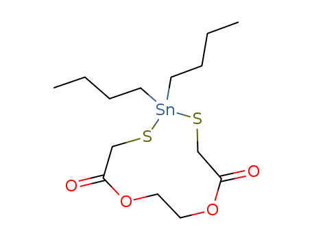 2,2-dibutyl-2-stanna-1,3-dithia-6,9-dioxacycloundecane-5,10-dione