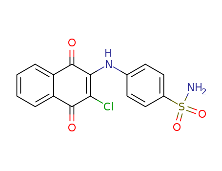 Benzenesulfonamide,4-[(3-chloro-1,4-dihydro-1,4-dioxo-2-naphthalenyl)amino]- cas  6949-34-4