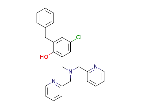 2-benzyl-6-((bis(pyridin-2-ylmethyl)amino)methyl)-4-chlorophenol
