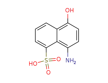 8-amino-5-hydroxy-naphthalene-1-sulfonic acid