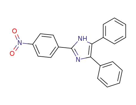 Molecular Structure of 5496-39-9 (1H-Imidazole, 2-(4-nitrophenyl)-4,5-diphenyl-)