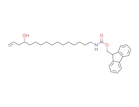 9H-fluoren-9-yl-methyl (13-hydroxyhexadec-15-en-1-yl)carbamate