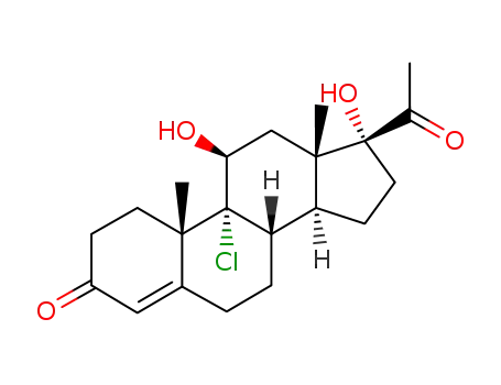 9-chloro-11β,17-dihydroxy-pregn-4-ene-3,20-dione