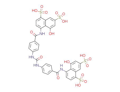 5,5'-dihydroxy-4,4'-(4,4'-ureylene-bis-benzoylamino)-bis-naphthalene-1,7-disulfonic acid