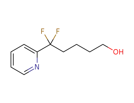 5,5-difluoro-5-(pyridin-2-yl)pentan-1-ol