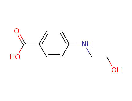 Molecular Structure of 117821-34-8 (4-[(2-HYDROXYETHYL)AMINO]BENZOIC ACID)