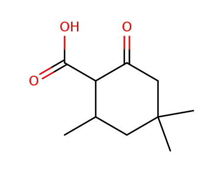 2,4,4-trimethyl-6-oxo-cyclohexanecarboxylic acid