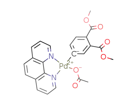 [Pd(OAc){C6H3(CO2Me)2-3,4}(phen)]