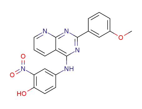4-((2-(3-methoxyphenyl)pyrido[2,3-d]pyrimidin-4-yl)amino)-2-nitrophenol