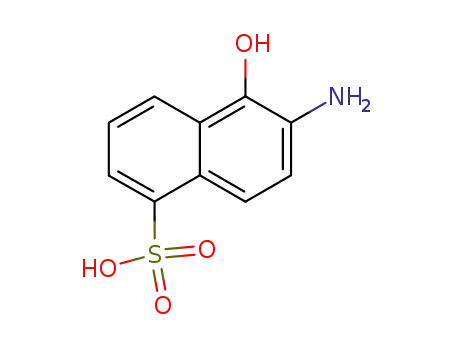 6-Amino-5-hydroxynaphthalene-1-sulphonic acid
