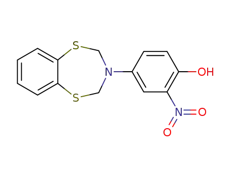 4-(2H-1,5,3-benzodithiazepin-3(4H)-yl)-2-nitrophenol