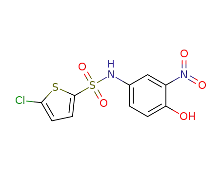 5-chloro-N-(4-hydroxy-3-nitrophenyl)thiophene-2-sulfonamide