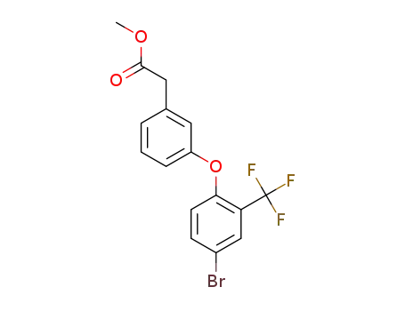 methyl 2-[3-[4-bromo-2-(trifluoromethyl)phenoxy]phenyl]acetate