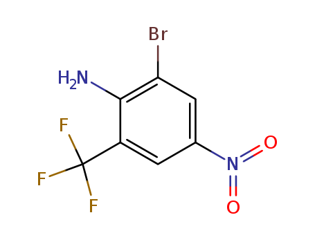 2-Amino-3-bromo-5-nitrobenzotrifluoride 95+