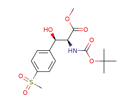 (2S,3R)-methyl 2-[(tert-butoxycarbonyl)amino]-3-hydroxy-3-[4-(methylsulfonyl)phenyl]propanoate
