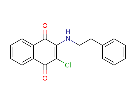 2-chloro-3-(phenethylamino)naphthalene-1,4-dione
