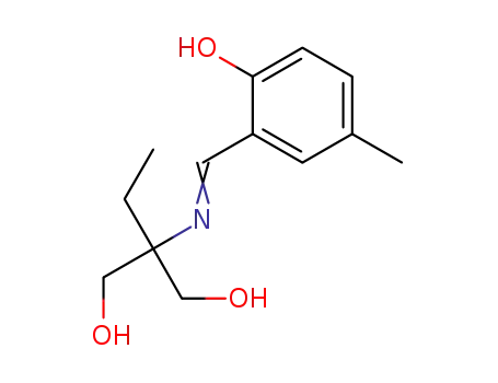 2-ethyl-2-{[1-(2-hydroxy-5-methylphenyl)methylidene]amino}propane-1,3-diol