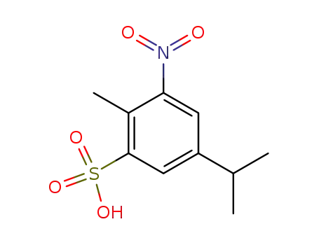 5-isopropyl-2-methyl-3-nitro-benzenesulfonic acid