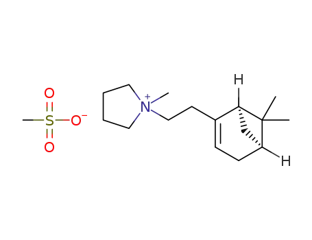 1-{2-[(1R,5S)-6,6-dimethylbicyclo[3.1.1]hept-2-en-2yl]ethyl}-1-methylpyrrolidin-1-ium methanesulfonate