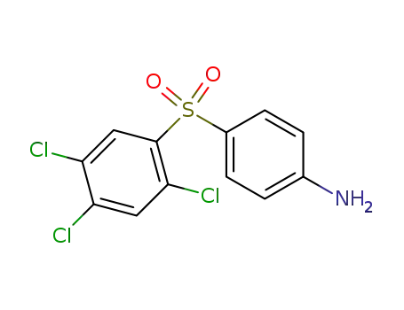 Molecular Structure of 90309-23-2 (Benzenamine, 4-[(2,4,5-trichlorophenyl)sulfonyl]-)