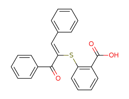 2-(1-benzoyl-2-phenyl-vinylmercapto)-benzoic acid