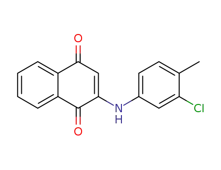 2-(3-chloro-4-methylphenylamino)naphthalene-1,4-dione
