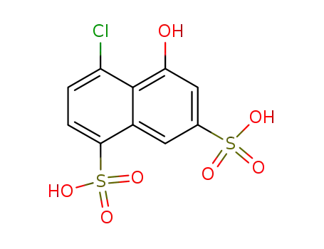 4-chloro-5-hydroxy-naphthalene-1,7-disulfonic acid