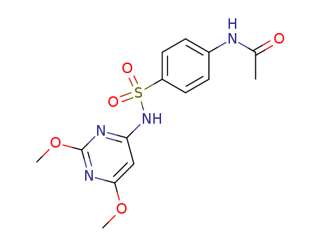 N-[4-[(2,6-dimethoxypyrimidin-4-yl)sulfamoyl]phenyl]acetamide