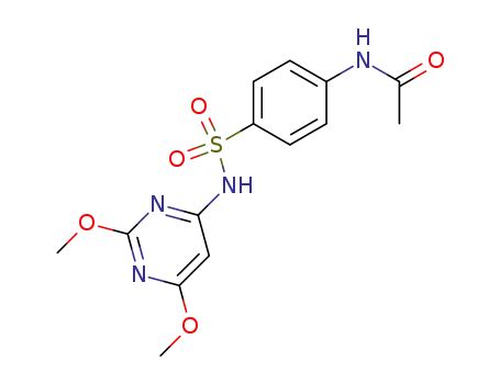 N-[4-[(2,6-dimethoxypyrimidin-4-yl)sulfamoyl]phenyl]acetamide