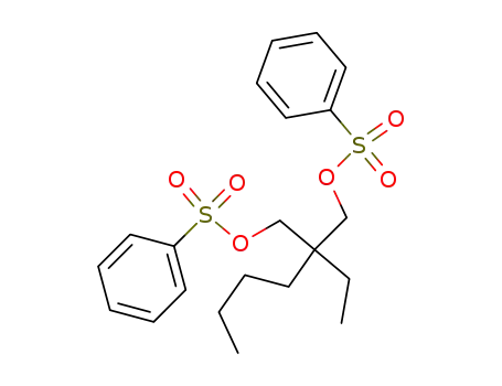 3,3-bis-benzenesulfonyloxymethyl-heptane