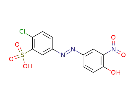 2-chloro-5-(4-hydroxy-3-nitro-phenylazo)-benzenesulfonic acid