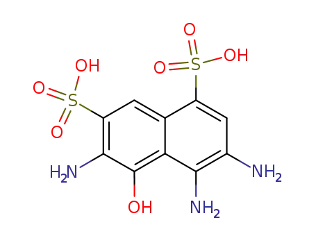 3,4,6-triamino-5-hydroxy-naphthalene-1,7-disulfonic acid