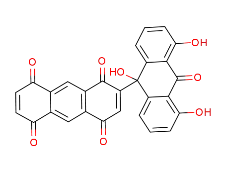 1',8',10'-trihydroxy-[2,10'-bianthracene]-1,4,5,8,9'(10'H)-pentaone